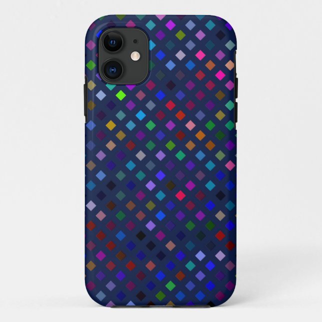 Capa Para iPhone Da Case-Mate Azulejos Mosaico Decorativos Padrão #2 (Verso)