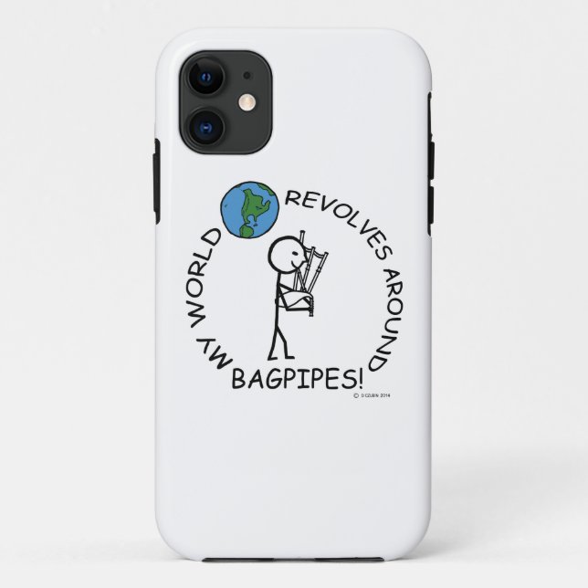 Capa Para iPhone Da Case-Mate Bagpipe - Mundo Revola-se (Verso)