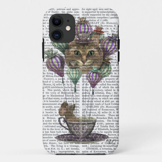 Capa Para iPhone Da Case-Mate Balão de Ar Quente de Cheshire Cat (Verso)