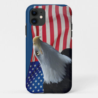 Capa Para iPhone Da Case-Mate Bald Eagle e o Design Patriótico dos EUA