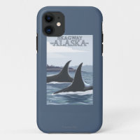 Baleias #1 da orca - Skagway, Alaska