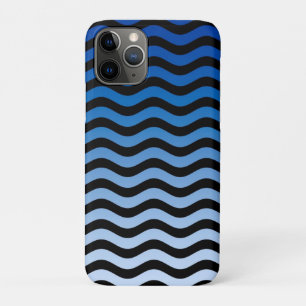 Capa Para iPhone Da Case-Mate Bandas de onda de gradiente azul