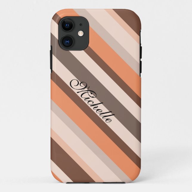 Capa Para iPhone Da Case-Mate Bandas de Vanilla Melon (Verso)