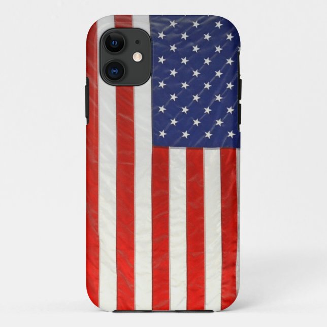 Capa Para iPhone Da Case-Mate Bandeira Americana (Verso)