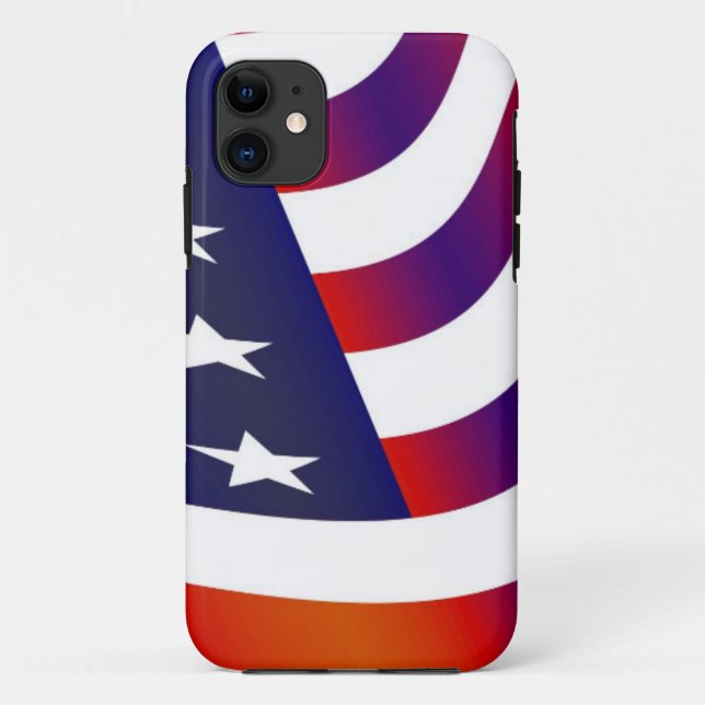 Capa Para iPhone Da Case-Mate Bandeira Americana (Verso)