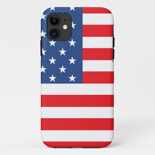 Capa Para iPhone Da Case-Mate Bandeira Americana (Verso)