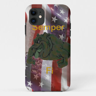 Capa Para iPhone Da Case-Mate Bandeira americana do buldogue eu telefono ao caso