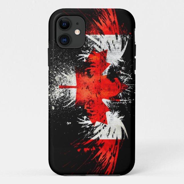 Capa Para iPhone Da Case-Mate Bandeira canadense (Verso)
