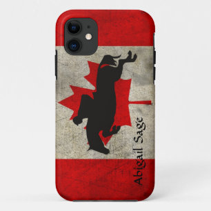 Capa Para iPhone Da Case-Mate Bandeira Canadiana de Salto de Cavalo Personalizad