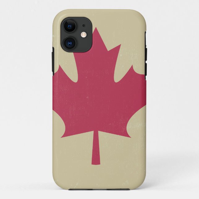 Capa Para iPhone Da Case-Mate bandeira canadiana grunge (Verso)