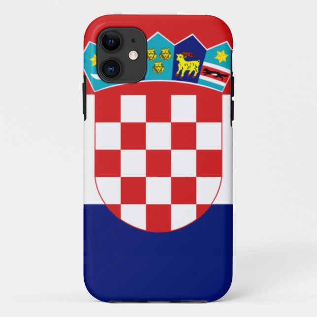 Capa Para iPhone Da Case-Mate Bandeira croata - Trobojnica (Verso)