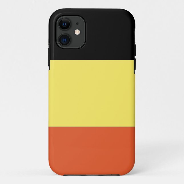 Capa Para iPhone Da Case-Mate Bandeira da Bélgica (Verso)