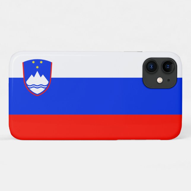 Capa Para iPhone Da Case-Mate Bandeira da Eslovênia (Verso (horizontal))