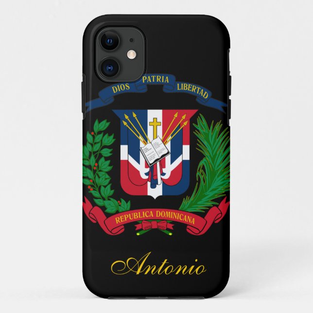 Capa Para iPhone Da Case-Mate Bandeira da República Dominicana (Verso)
