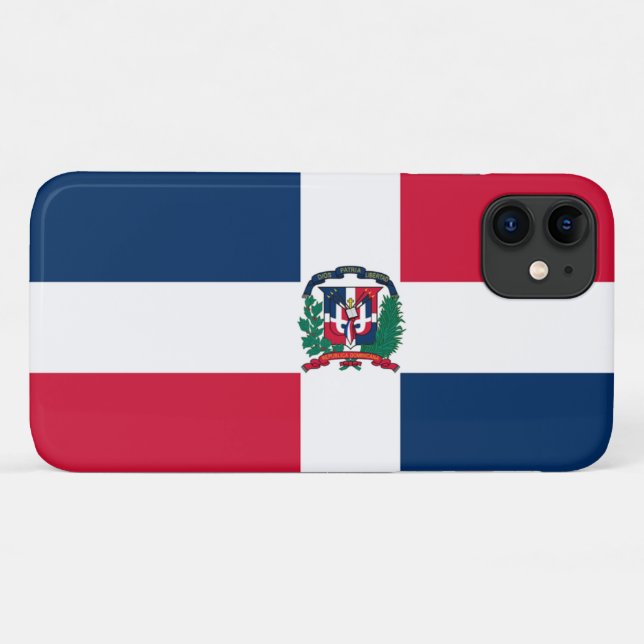 Capa Para iPhone Da Case-Mate Bandeira da República Dominicana (Verso (horizontal))