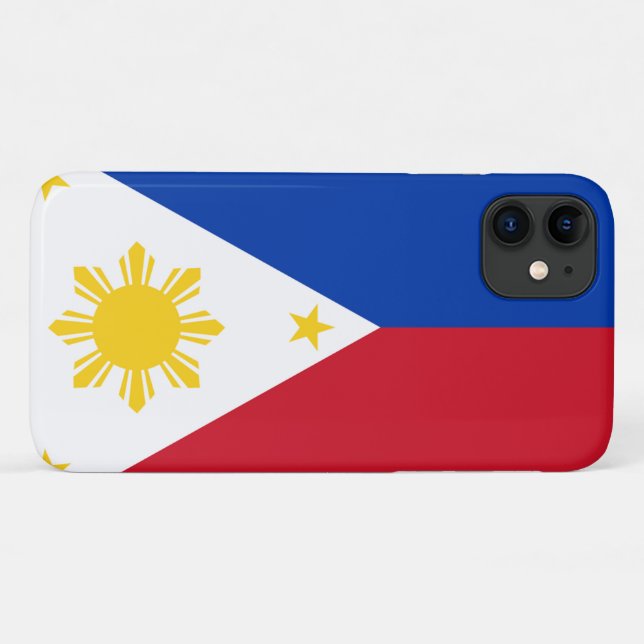 Capa Para iPhone Da Case-Mate Bandeira das Filipinas (Verso (horizontal))