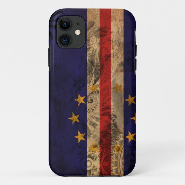 Capa Para iPhone Da Case-Mate Bandeira de Cabo Verde (Verso)