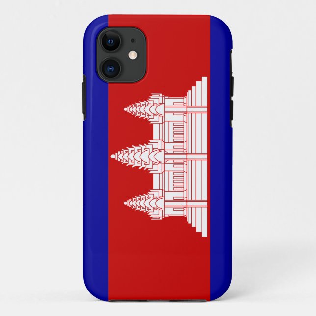 Capa Para iPhone Da Case-Mate Bandeira de Cambodia; Cambodian (Verso)