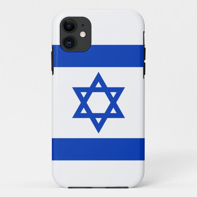 Capa Para iPhone Da Case-Mate Bandeira de Israel (Verso)