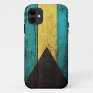 Capa Para iPhone Da Case-Mate Bandeira de madeira velha de Bahamas