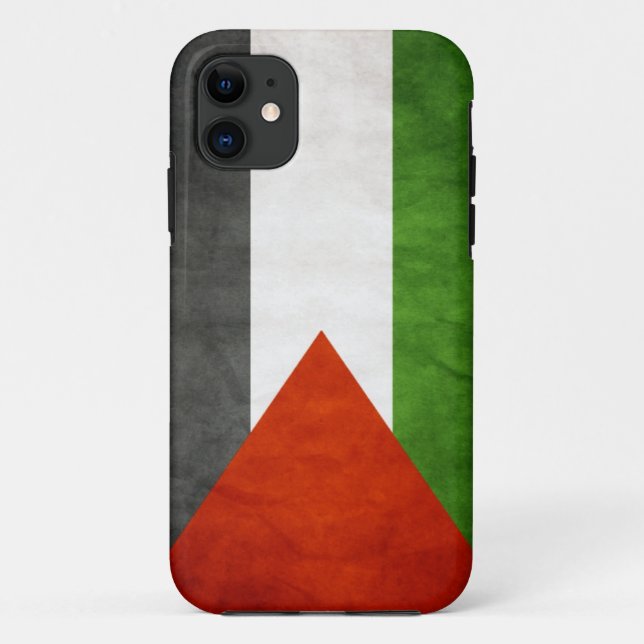Capa Para iPhone Da Case-Mate Bandeira de Palestina - Grunge (Verso)