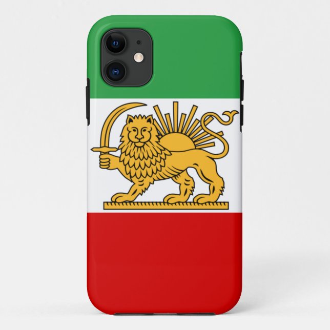Capa Para iPhone Da Case-Mate Bandeira de Persia/Irã (1964-1980) (Verso)