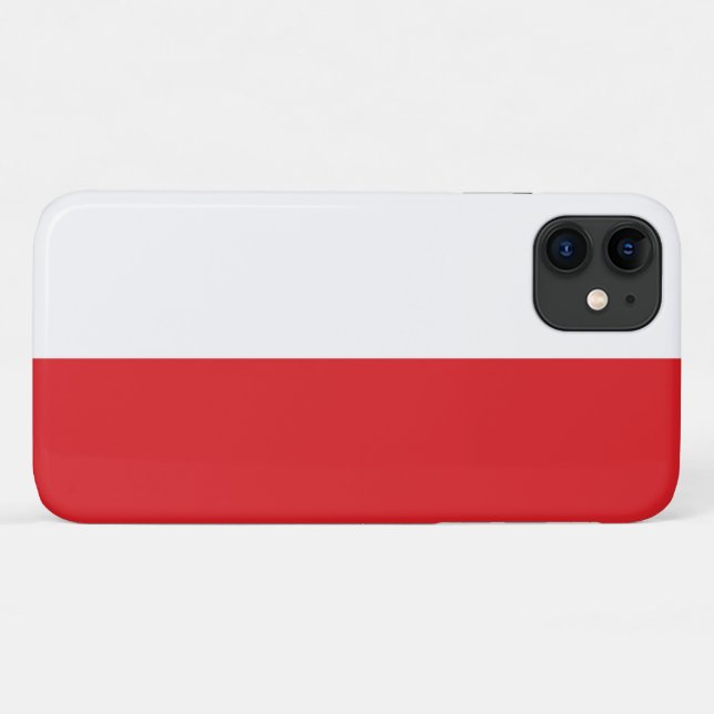 Capa Para iPhone Da Case-Mate Bandeira de Polônia (Verso (horizontal))