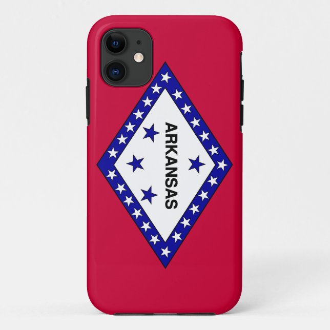 Capa Para iPhone Da Case-Mate Bandeira do Arkansas (Verso)