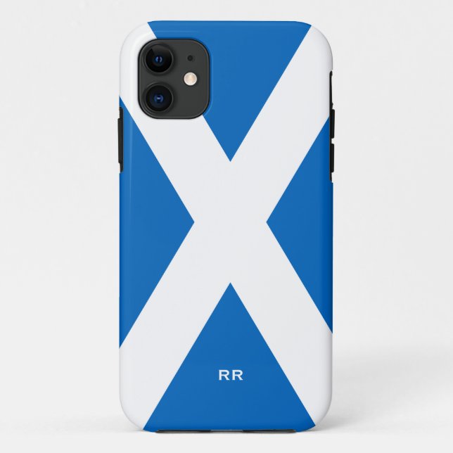 Capa Para iPhone Da Case-Mate Bandeira do branco de Scotland Saltire em St (Verso)