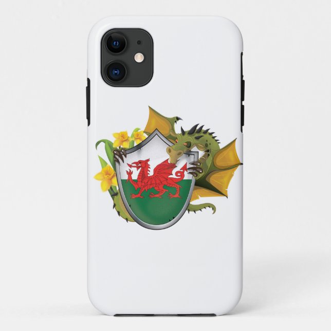 Capa Para iPhone Da Case-Mate Bandeira do Dragão Galês (Verso)