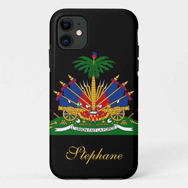 Capa Para iPhone Da Case-Mate Bandeira do Haiti (Verso)