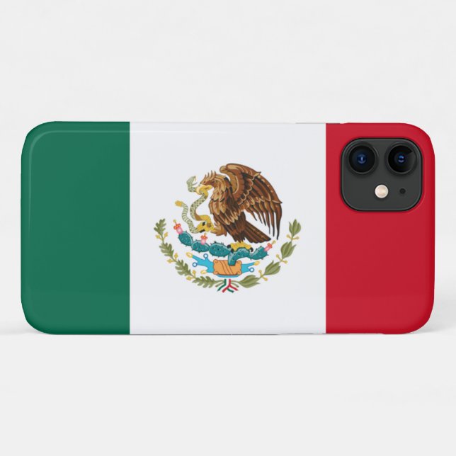 Capa Para iPhone Da Case-Mate Bandeira do México (Verso (horizontal))