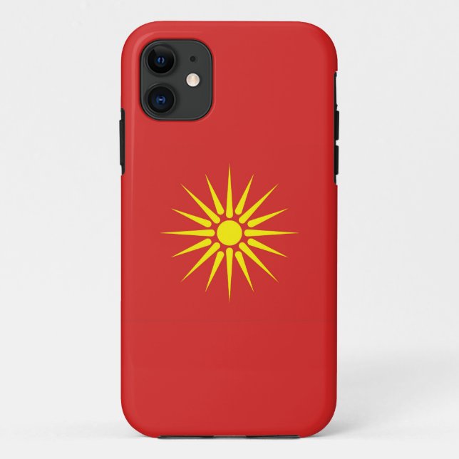 Capa Para iPhone Da Case-Mate bandeira do país macedônia (Verso)