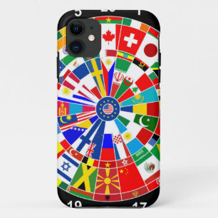 Capa Para iPhone Da Case-Mate bandeira do país mundial dardos jogos de conselho