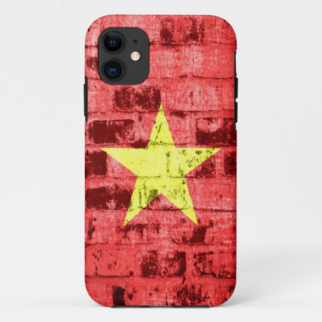 Capa Para iPhone Da Case-Mate Bandeira do Vietnã (Verso)