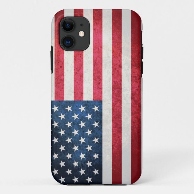 Capa Para iPhone Da Case-Mate Bandeira dos EUA (Verso)