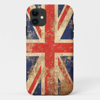 Capa Para iPhone Da Case-Mate Bandeira envelhecida áspera de Ingleses do vintage
