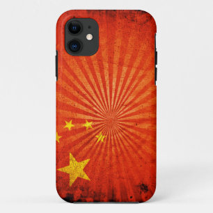 Capa Para iPhone Da Case-Mate Bandeira legal do chinês do Grunge