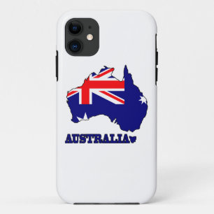 Capa Para iPhone Da Case-Mate Bandeira no mapa de Austrália