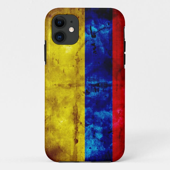 Capa Para iPhone Da Case-Mate Bandeira resistida de Colômbia (Verso)