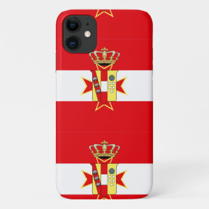 Capa Para iPhone Da Case-Mate Banner vermelho branco Grão-Ducado da Toscana