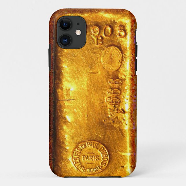 Capa Para iPhone Da Case-Mate Bar Dourado (Verso)