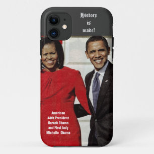 CAPA PARA iPhone DA Case-Mate BARACK E MICHELLE OBAMA FAZEM HISTÓRIA