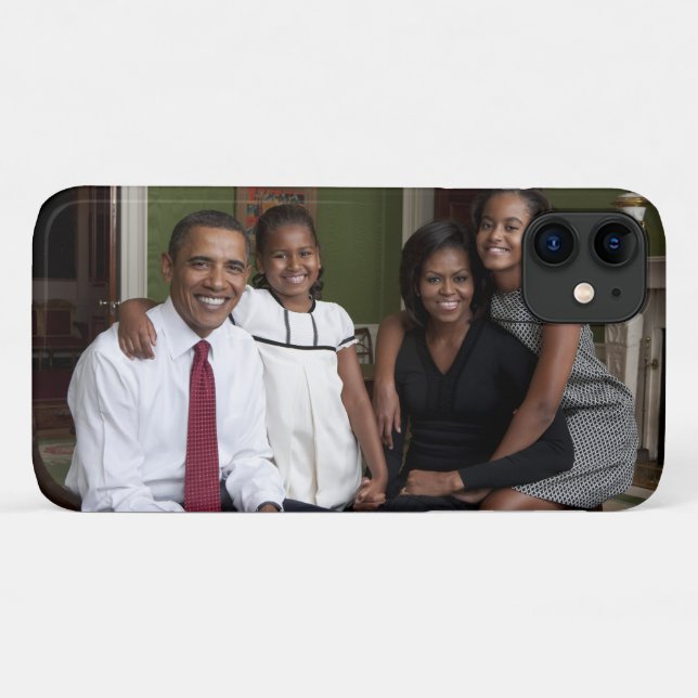 Capa Para iPhone Da Case-Mate Barack Obama e Família (Verso (horizontal))