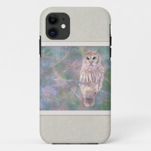 Capa Para iPhone Da Case-Mate Barred Owl Pastel Oilpainting