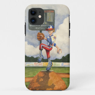 Capa Para iPhone Da Case-Mate Baseball Pitcher em Mound por Jay Throckmorton