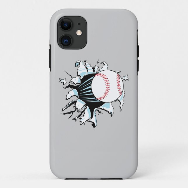 Capa Para iPhone Da Case-Mate Basebol (Verso)