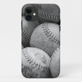 Capa Para iPhone Da Case-Mate Basebol do vintage em preto e branco