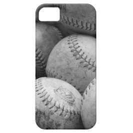 Capa Para iPhone Da Case-Mate Basebol do vintage em preto e branco