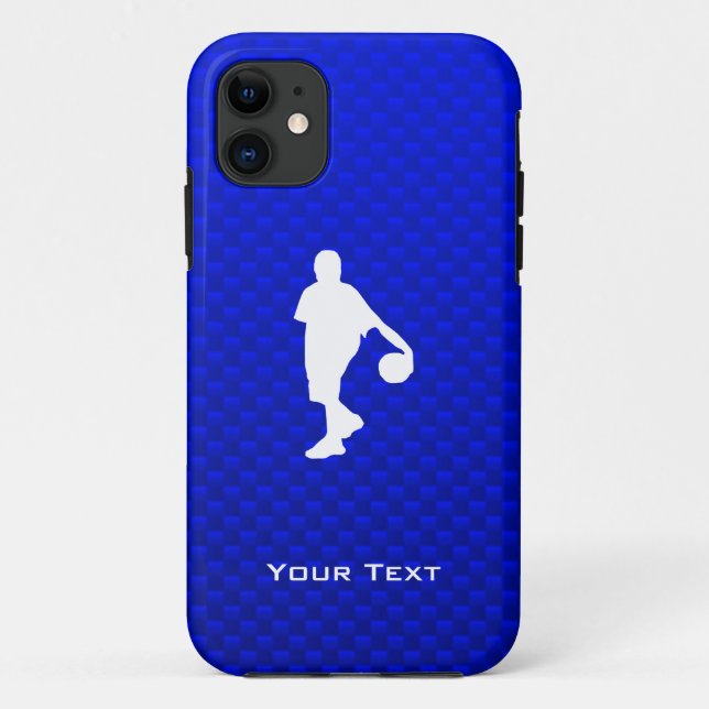 Capa Para iPhone Da Case-Mate Basquete Azul (Verso)